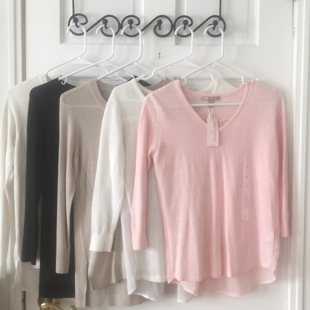 Banana Republic petite lightweight sweaters